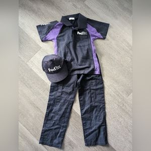Fedex delivery kids costume